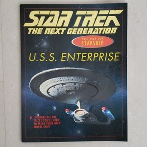 Star Trek USS Enterprise paper model ship book